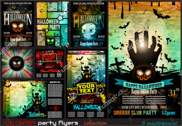amazing black flyer template 