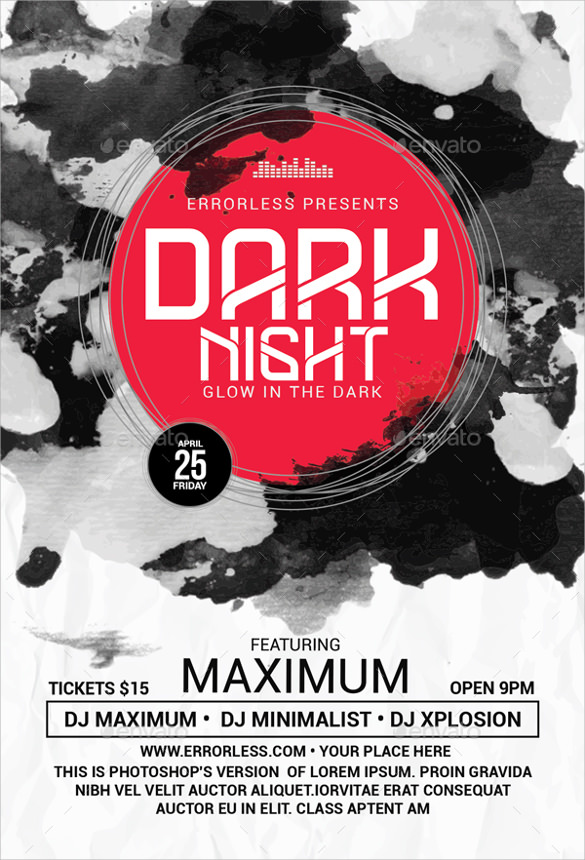 dark night flyer