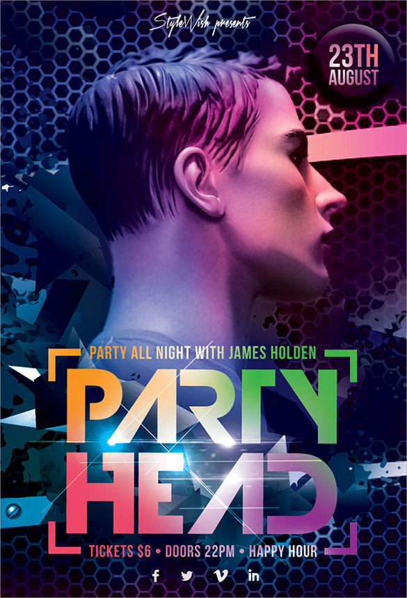 dark party head flyer1