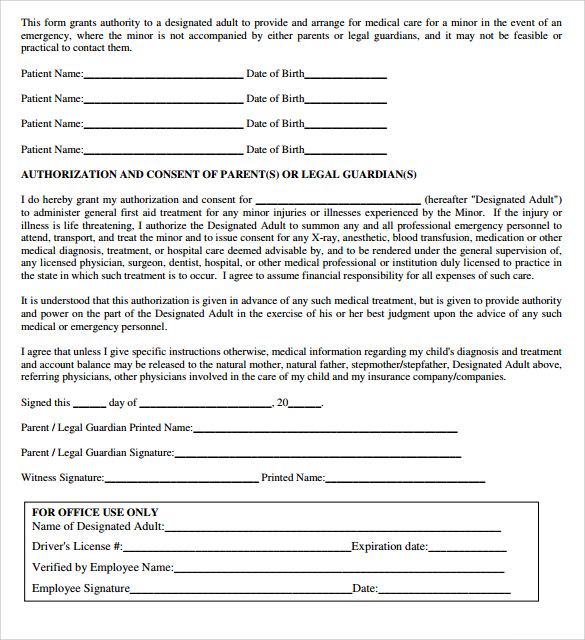 sample medical authorization letter pdf