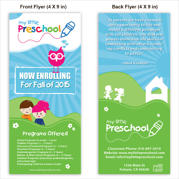 FREE 32 Daycare Flyer Templates In MS Word PSD AI EPS InDesign 