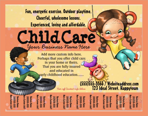 Free 32 Daycare Flyer Templates In Ms Word Psd Ai Eps Indesign