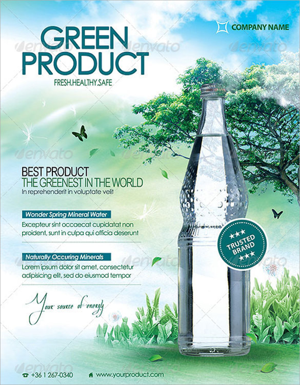 green product flyers