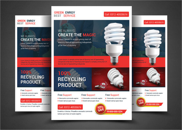 green energy solution flyer