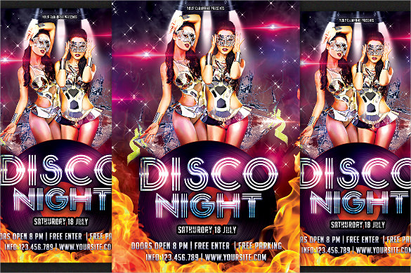 disco party flyer