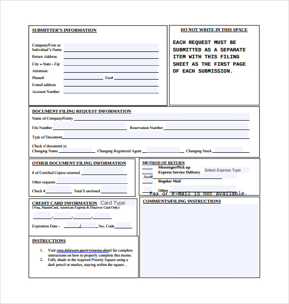 simple business fax cover sheet