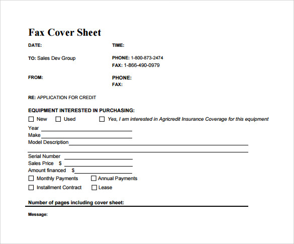 13 sample business fax cover sheets sample templates