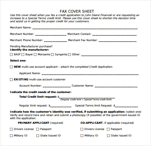 business fax cover sheet example