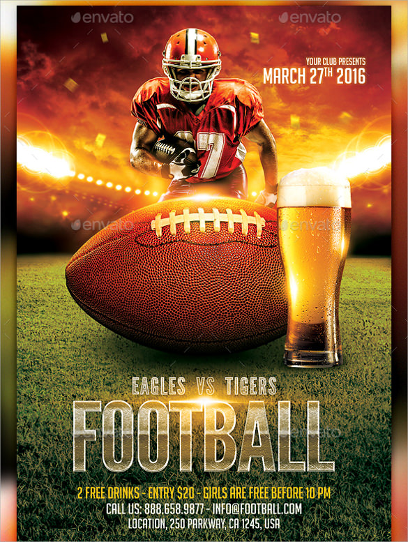 Free Football Flyer Template In Google Docs