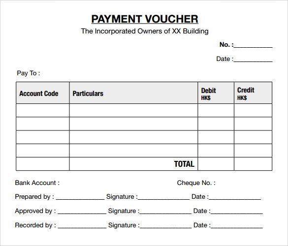 FREE 9+ Sample Payment Voucher Templates in PDF