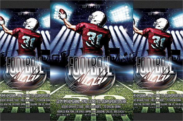 FREE 13 Spectacular Football Flyer Templates In EPS PSD MS Word