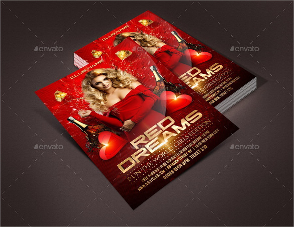 FREE 14+ Marvelous Red Flyer Templates in EPS