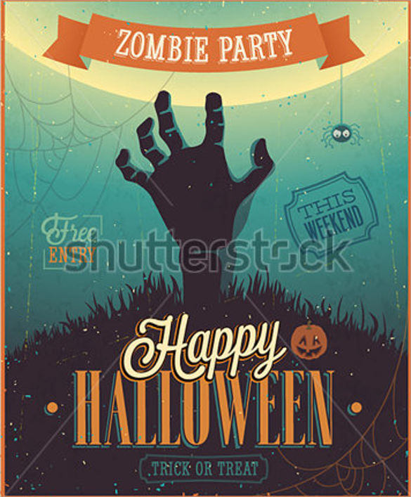 wonderful zombie flyer templates