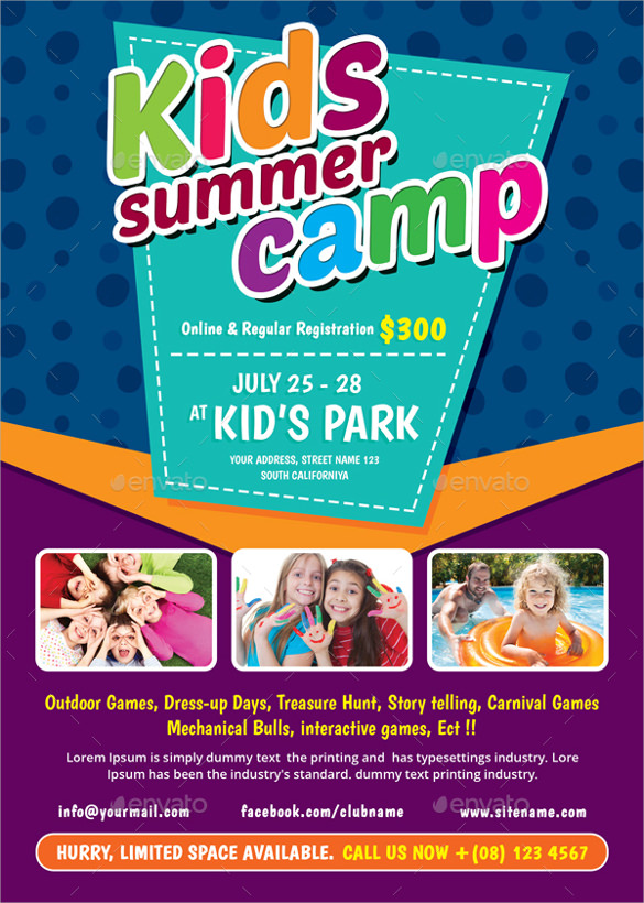 22 Summer Camp Flyer Templates Sample Templates