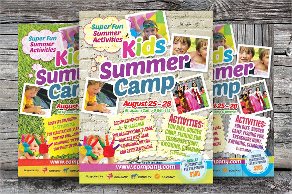 spectacular summer camp flyer