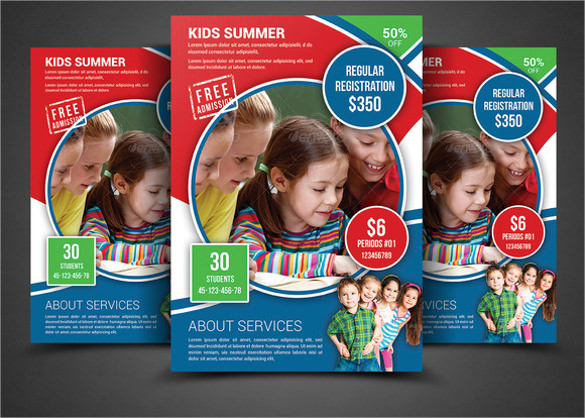 awesome summer camp flyer
