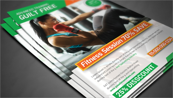 Free 23 Fitness Flyer Templates In Ms Word Psd Ai Publisher Indesign Pages