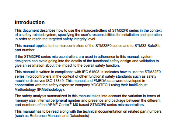 Business Operations Fabrication Manual Template