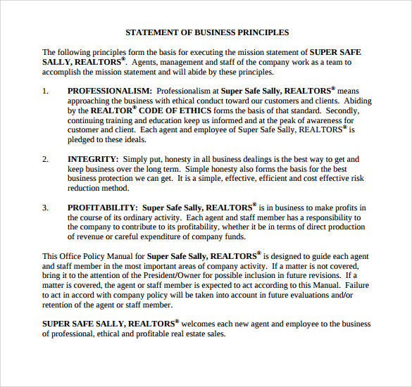 Board Policy Manual Template