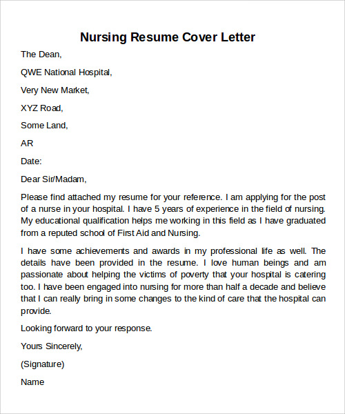 FREE 12 Cover Letter Samples In MS Word