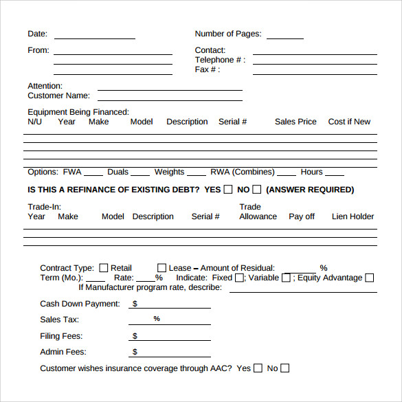 attention to fax cover sheet