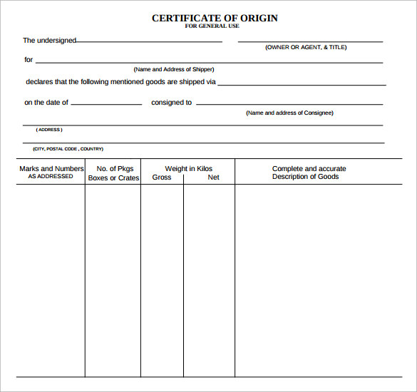 origin certificate to download