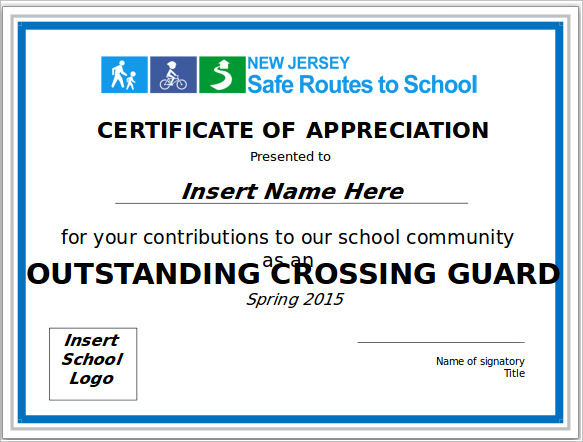 recognizing certificate