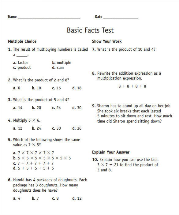  FREE 9 Sample Long Multiplication Worksheet Templates In PDF