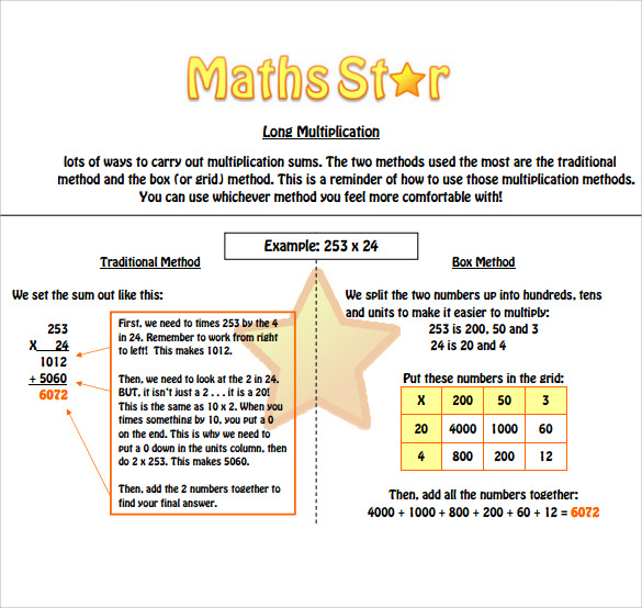 FREE 9 Sample Long Multiplication Worksheet Templates In PDF 