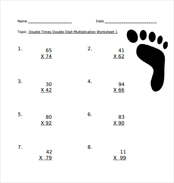 FREE 9+ Sample Long Multiplication Worksheet Templates in PDF
