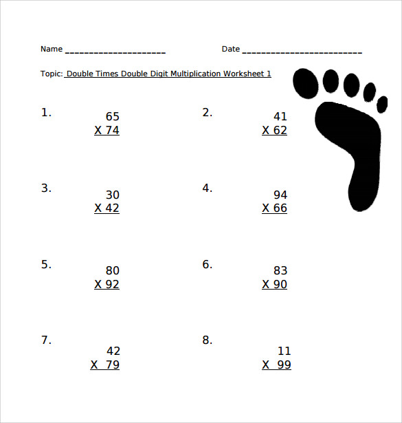 10 long multiplication worksheets to download for free sample templates