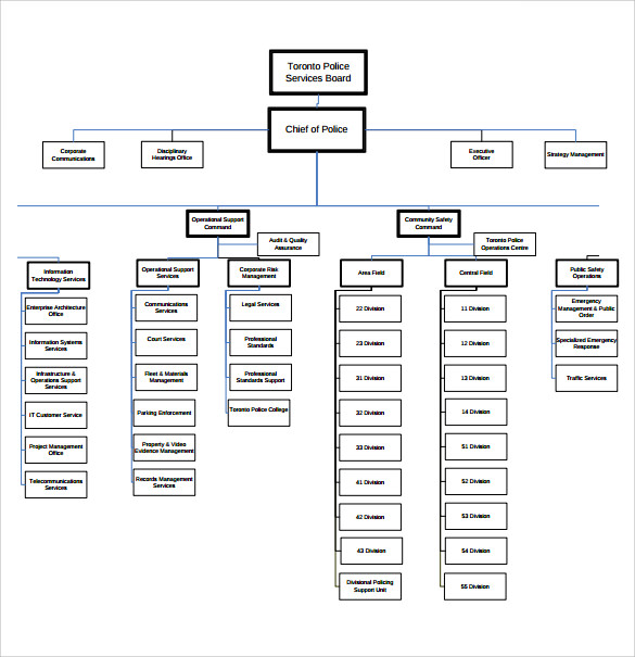 Standard Company Organizational Chart