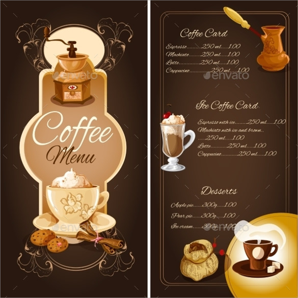 FREE 18+ Cafe Menu Templates in EPS PSD