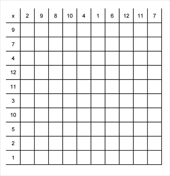 downloadable multiplication frenzy worksheet