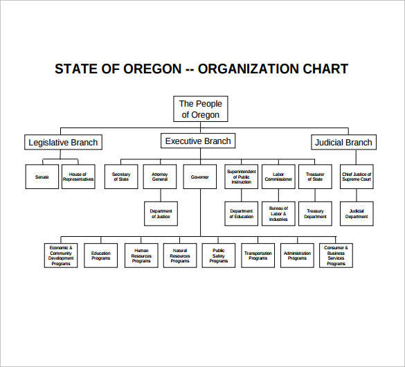 FREE 19+ Sample NonProfit Organizational Chart Templates in MS Word PDF