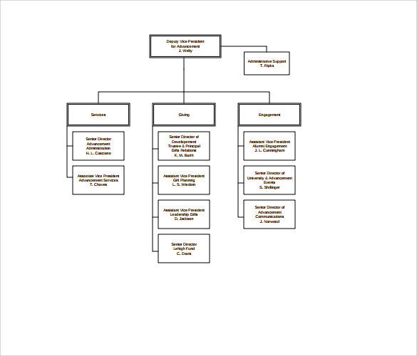 FREE 19 Sample Non Profit Organizational Chart Templates In MS Word PDF
