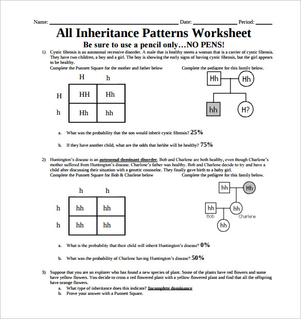 FREE 13+ Sample Patterning Worksheet Templates in PDF | MS Word