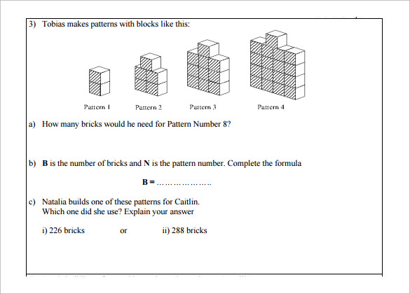Sample Patterning Worksheet - 13+ Free Documents in PDF, Word
