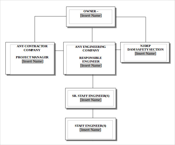 Examples Of Organizational Charts Templates