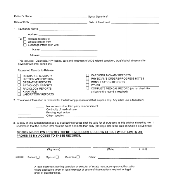 sample ups signature release form