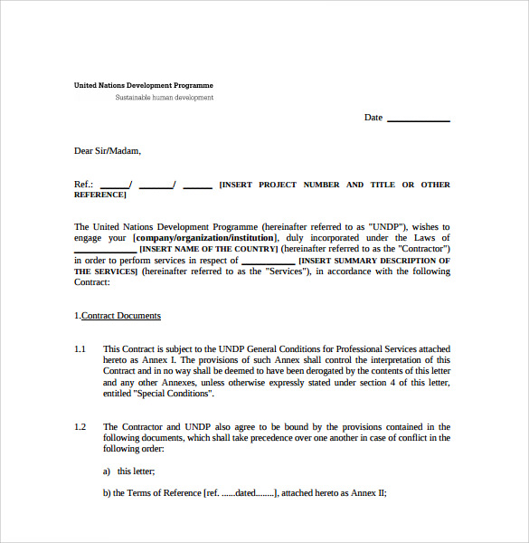 consultant contract template pdf