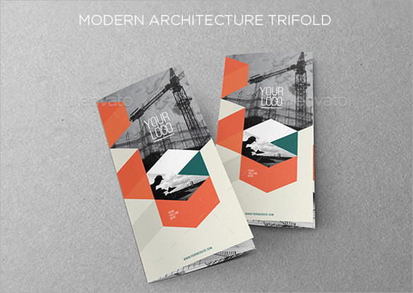 modern architecture trifold