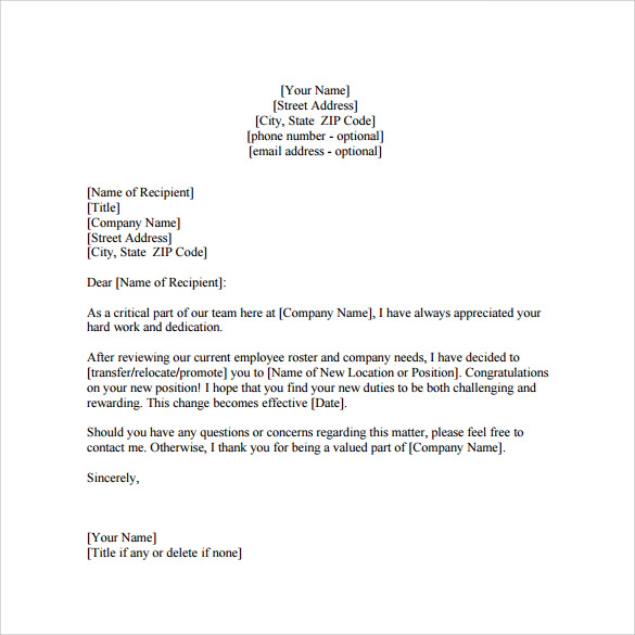 certificate letter examples internship Promotion 15 Formats Samples, & Letters Examples â€“