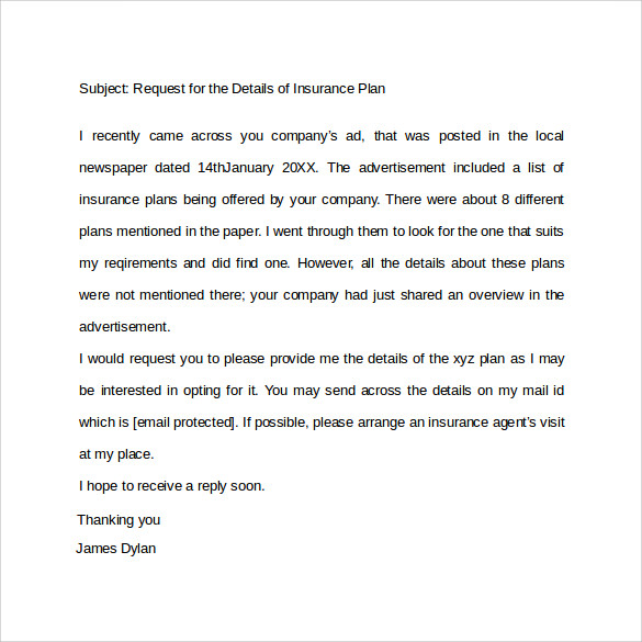 sample formal letter format