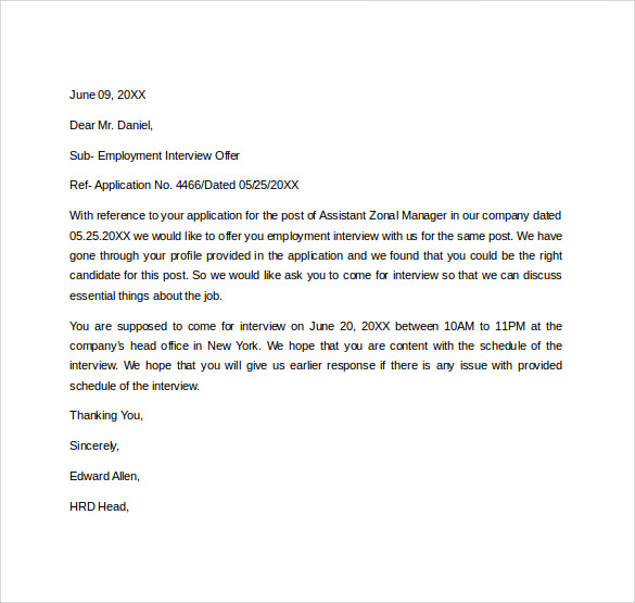 Personal reference letter template word