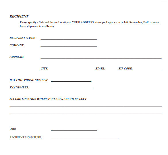 free download signature release form 