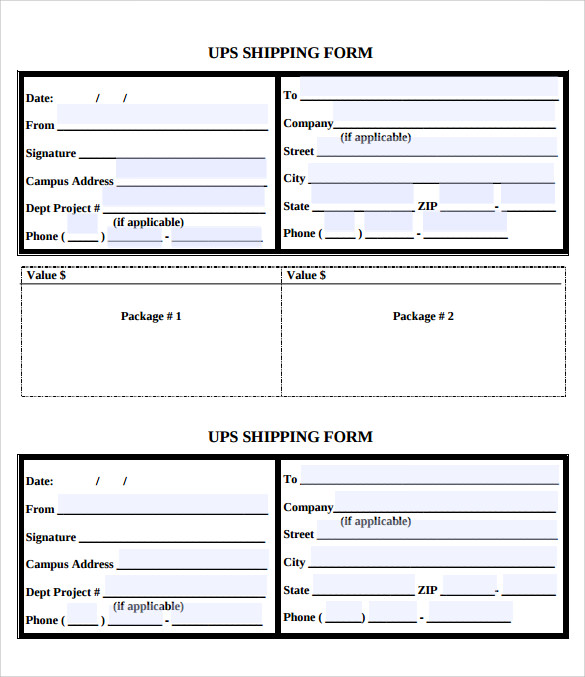 International Shipping And Customs Forms Ups United States