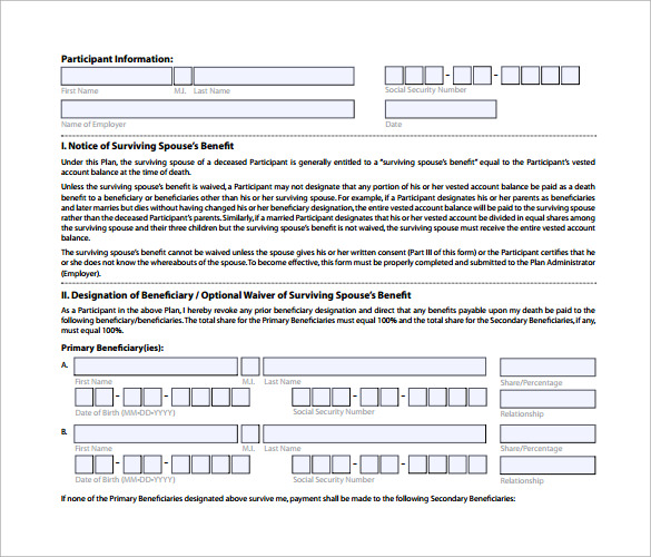 FREE 9 Sample Beneficiary Release Forms In PDF