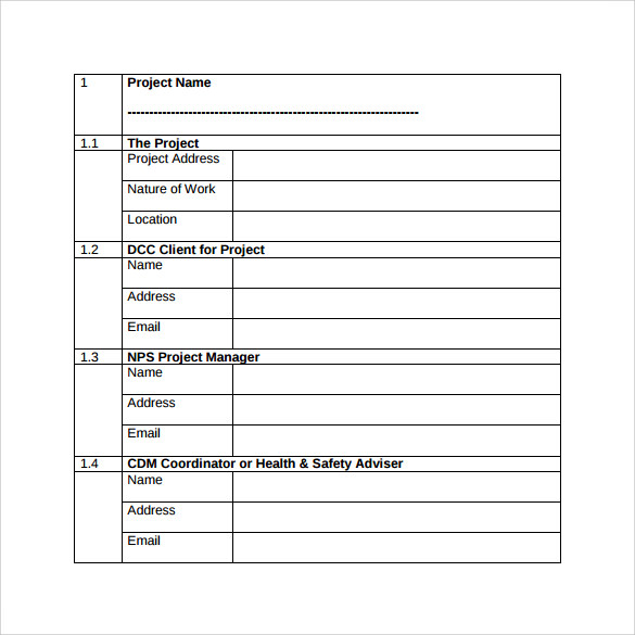 Sample Project Brief Template 7 Free Documents In Pdf Word