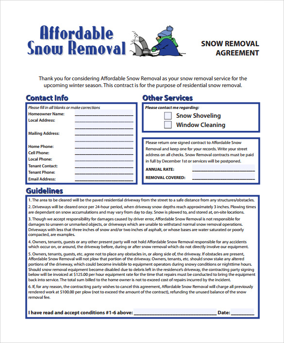 residential-snow-free-printable-simple-snow-removal-contract-template